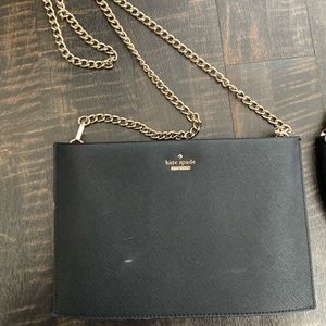 Kate Spade Cameron street sima clutch crossbody bag black